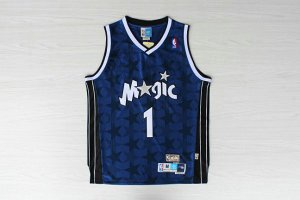 Maillot De Basket Orlando Magic Anfernee Hardaway 1 Bleu Fonce Star